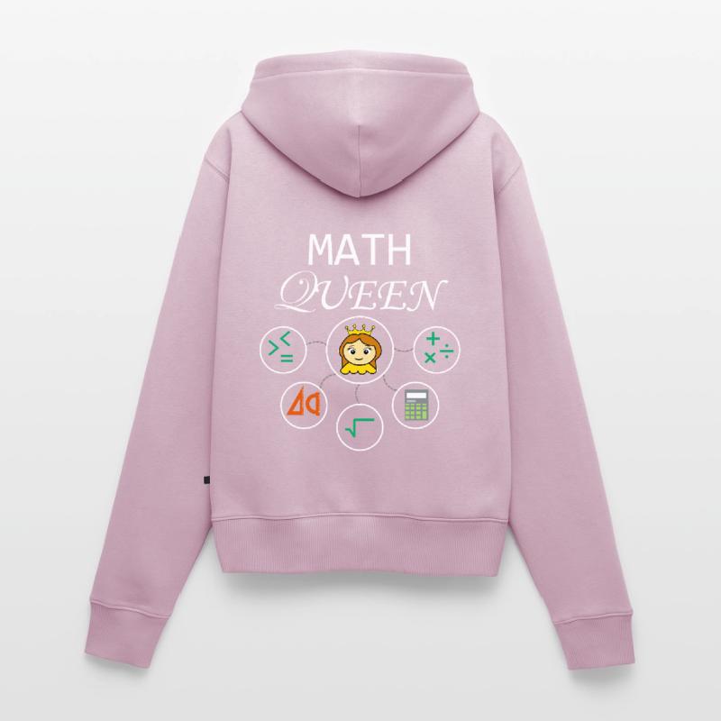 Math Math School Physics Math Teacher Women's Premium Organic Zip Hoodie