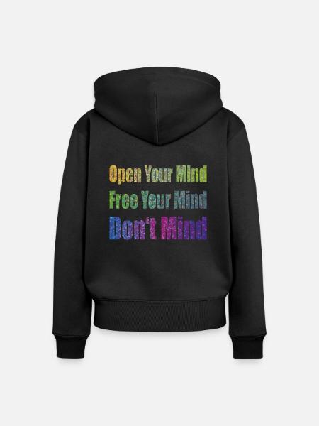 Cela ne vous dérange pas - Sweat à capuche zippé Premium bio Femme - noir