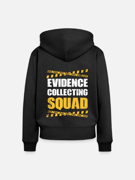 Evidence Collection Squad, Ermittler - Frauen Premium Bio Zip Hoodie - Schwarz