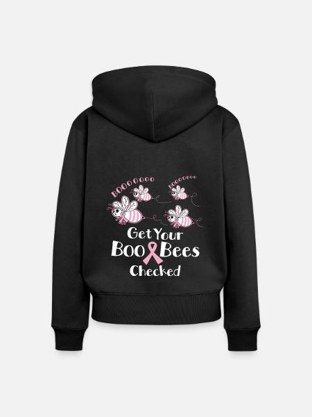 Buh Bienen - Frauen Premium Bio Zip Hoodie - Schwarz