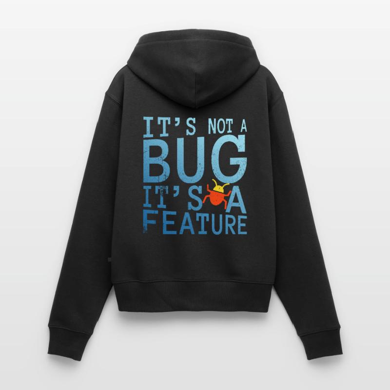 Programmierer Coder Geschenkidee Frauen Premium Bio Zip Hoodie