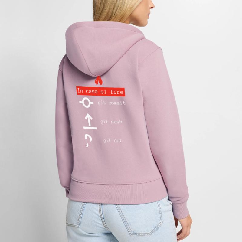 Programmierer Coder Geschenkidee Frauen Premium Bio Zip Hoodie