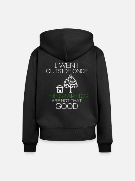 Programmierer Lustige Geschenkidee - Frauen Premium Bio Zip Hoodie - Schwarz