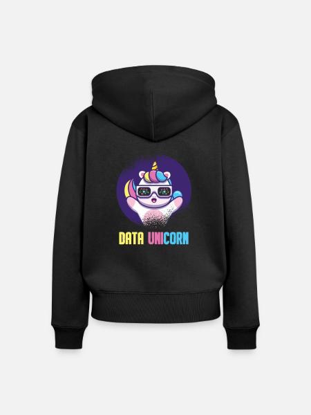 Data Science Analyst Data Scientist - Frauen Premium Bio Zip Hoodie - Schwarz