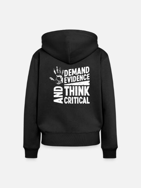 Forensik Forensiker - Frauen Premium Bio Zip Hoodie - Schwarz