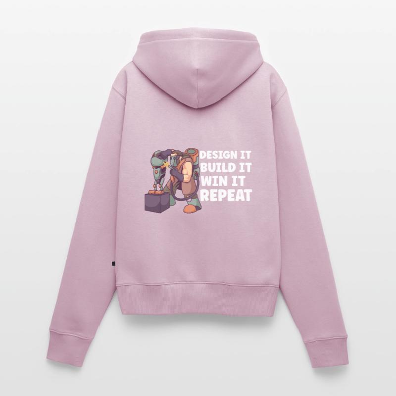 Robotics Engineer For Machine Learning Women's Premium Organic Zip Hoodie