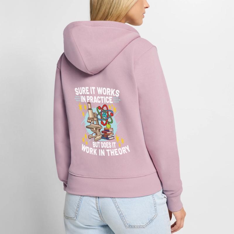 Physics Science Physicist Physics Teacher Gift Women's Premium Organic Zip Hoodie