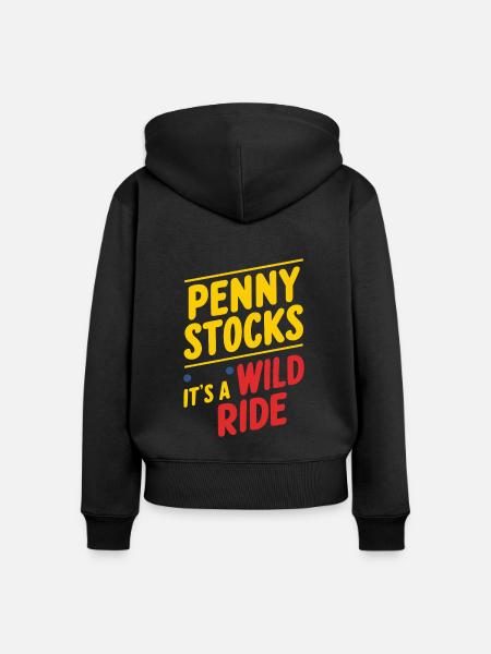 Börsenhändler, Forex-händler, Anlegerhandel - Frauen Premium Bio Zip Hoodie - Schwarz