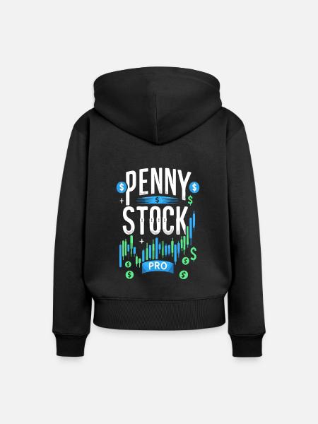 Börsenhändler, Forex-händler, Anlegerhandel - Frauen Premium Bio Zip Hoodie - Schwarz