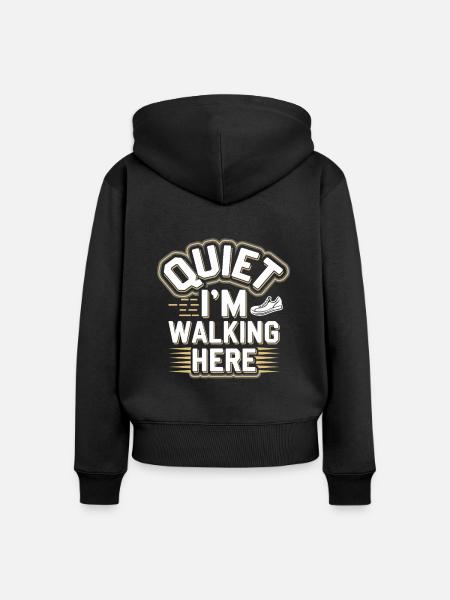 Silten Geweise Achtsamkeitspraxis Technischfrei - Frauen Premium Bio Zip Hoodie - Schwarz