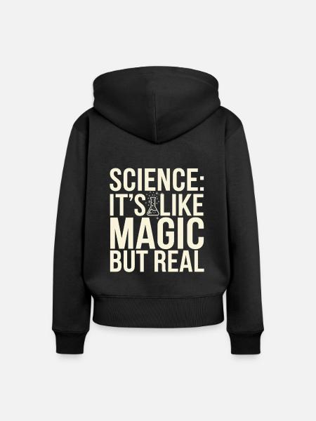 Microscope Enthusiast Lab Technician Science - Frauen Premium Bio Zip Hoodie - Schwarz