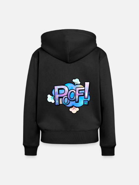 Homo - Frauen Premium Bio Zip Hoodie - Schwarz