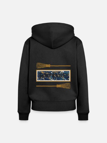 samhain e 16 - Frauen Premium Bio Zip Hoodie - Schwarz