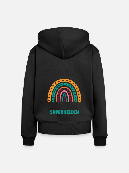 Referendarin Referendariat Studentin Lehramt Jura - Frauen Premium Bio Zip Hoodie - Schwarz