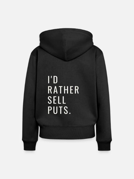 Volatility Options Trading Trader - Frauen Premium Bio Zip Hoodie - Schwarz