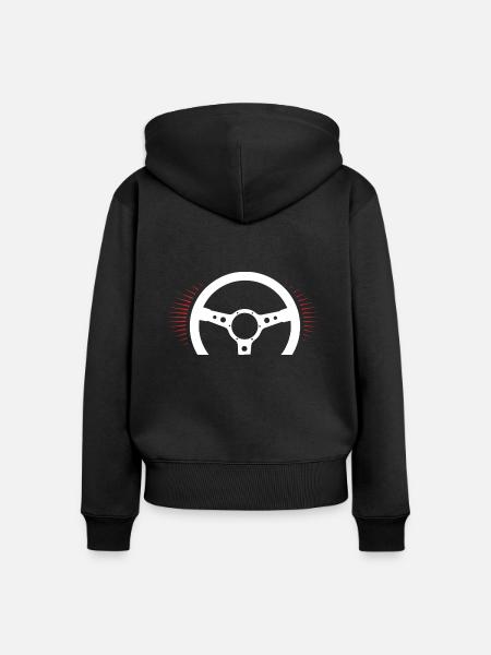 Fahrlehrer - Frauen Premium Bio Zip Hoodie - Schwarz