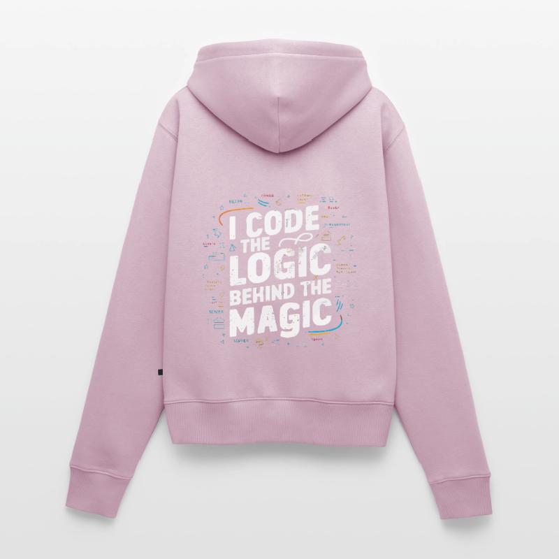 Backend-Entwickler Programmierung Softwareprogrammierer Frauen Premium Bio Zip Hoodie