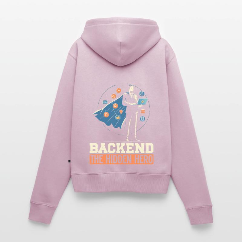 Backend Developer Programming Software Programmer Women's Premium Organic Zip Hoodie