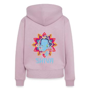 Frohes Diwali Diwali Fest Indischer Hinduismus - Frauen Premium Bio Zip Hoodie - Altrosa - Hinten - Julia (174cm)