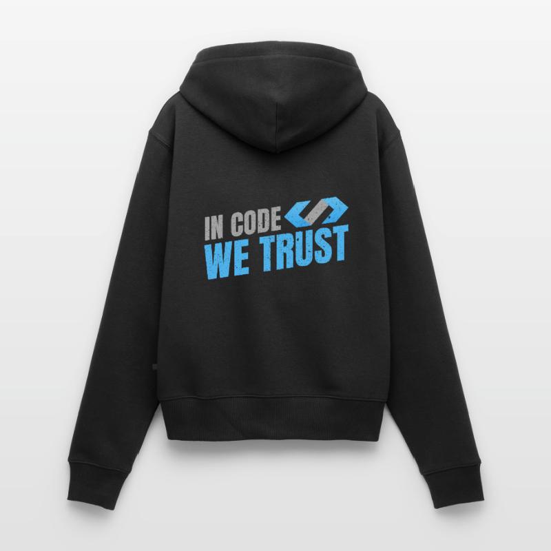 Programmeur Coder Développeur de logiciels Sweat à capuche zippé Premium bio Femme