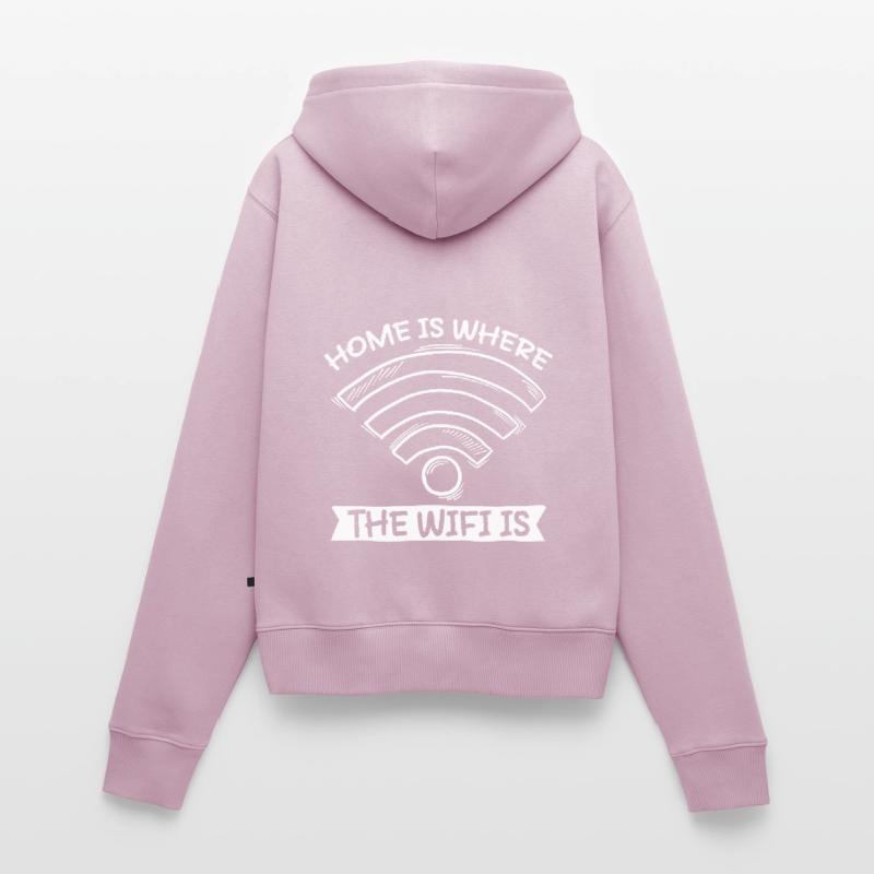 Programmeur Coder Développeur de logiciels Sweat à capuche zippé Premium bio Femme
