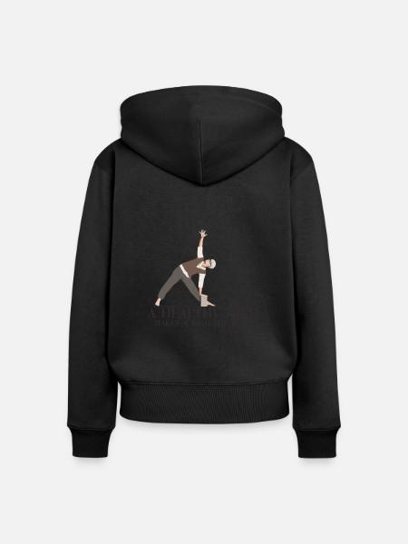 A Healthy Mind Makes A Healthy Body Kundalini - Women's Premium Organic Zip Hoodie - black