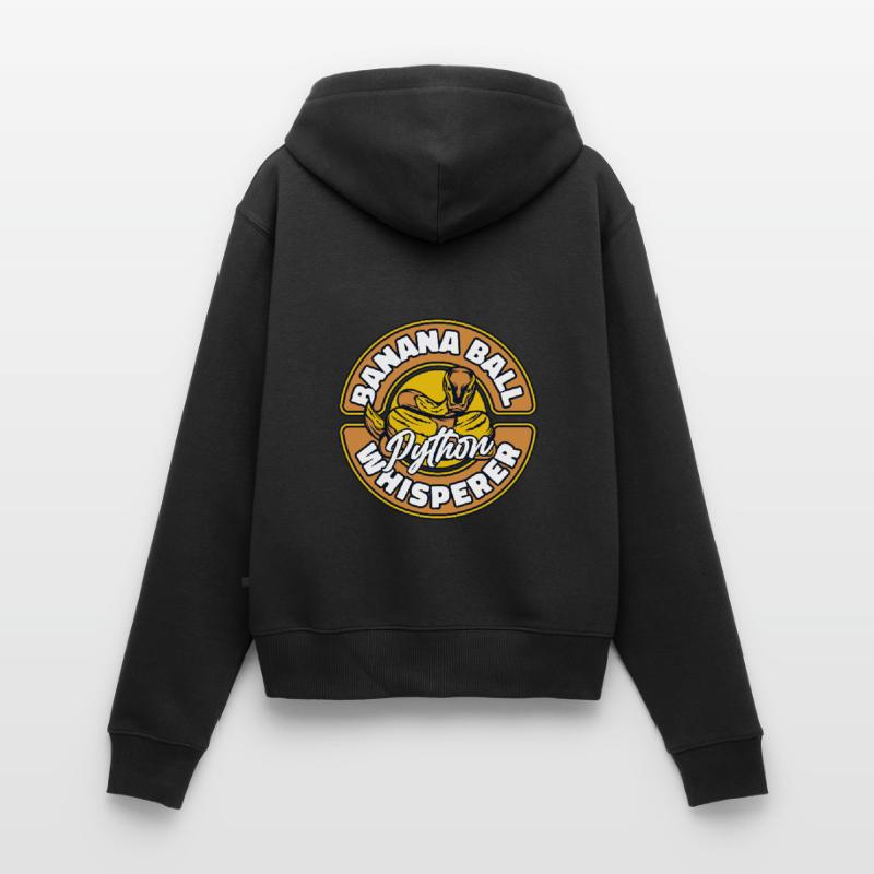 Banana Ball Python Whisperer Python Banana Ball Frauen Premium Bio Zip Hoodie