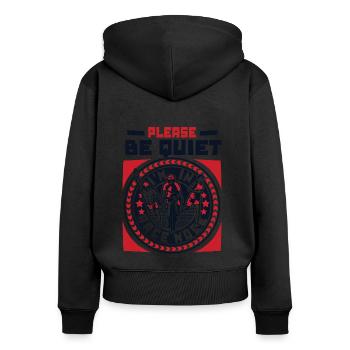 I'm In Race Mode Triathlete Training Triathlon Bike - Women's Premium Organic Zip Hoodie - black - Back - Julia (174cm)
