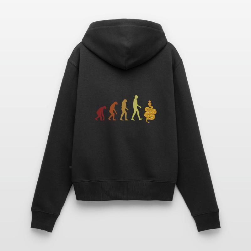 Banana Ball Python Evolution Python Banana Ball Frauen Premium Bio Zip Hoodie