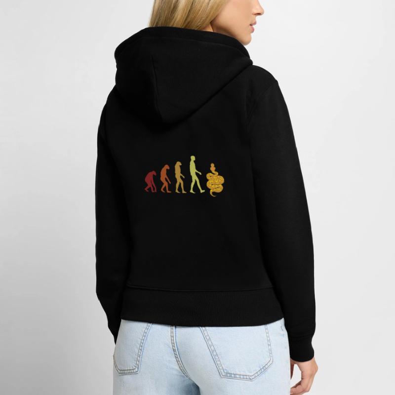 Banana Ball Python Evolution Python Banana Ball Frauen Premium Bio Zip Hoodie