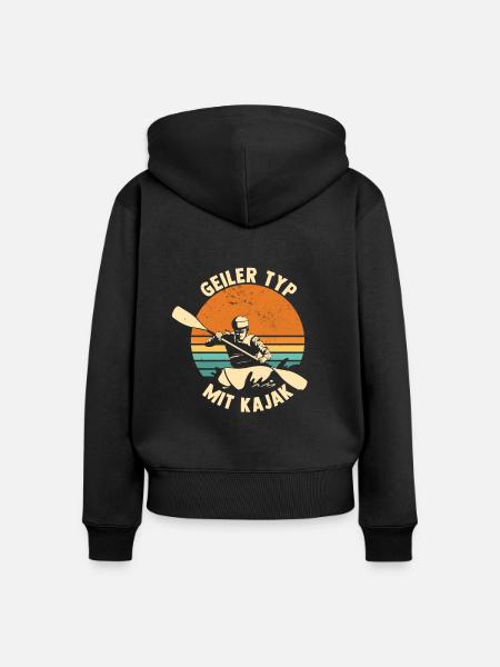 Schullehrer Lehrer - Frauen Premium Bio Zip Hoodie - Schwarz