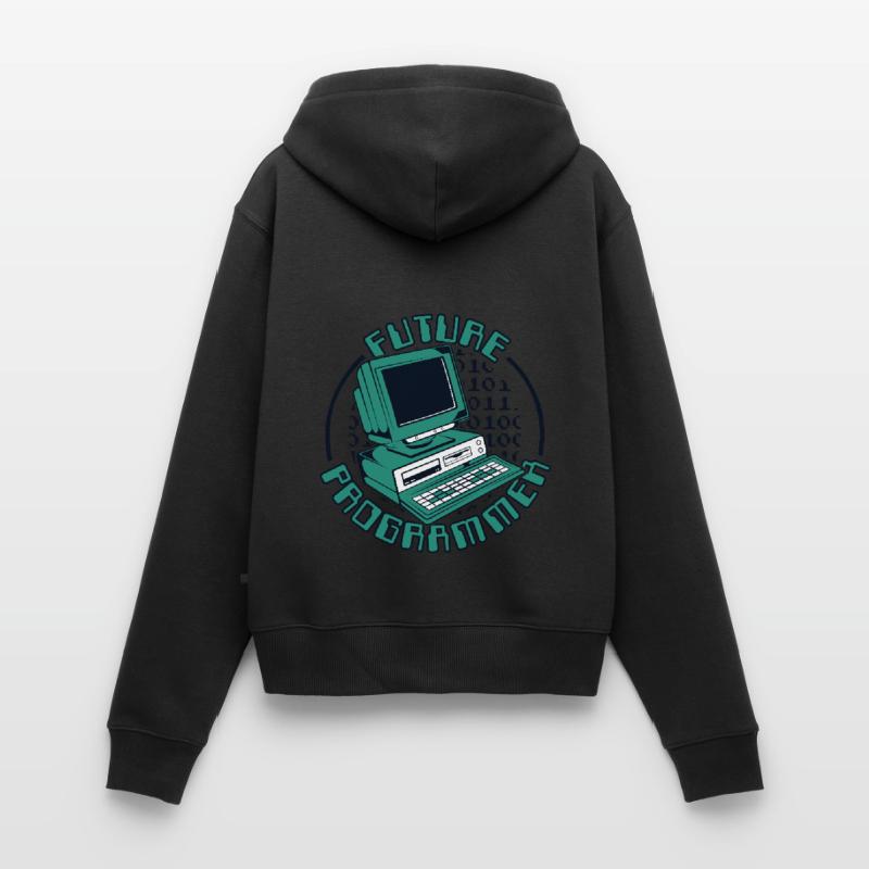 Future Programmer Software Engineer Developer Women's Premium Organic Zip Hoodie