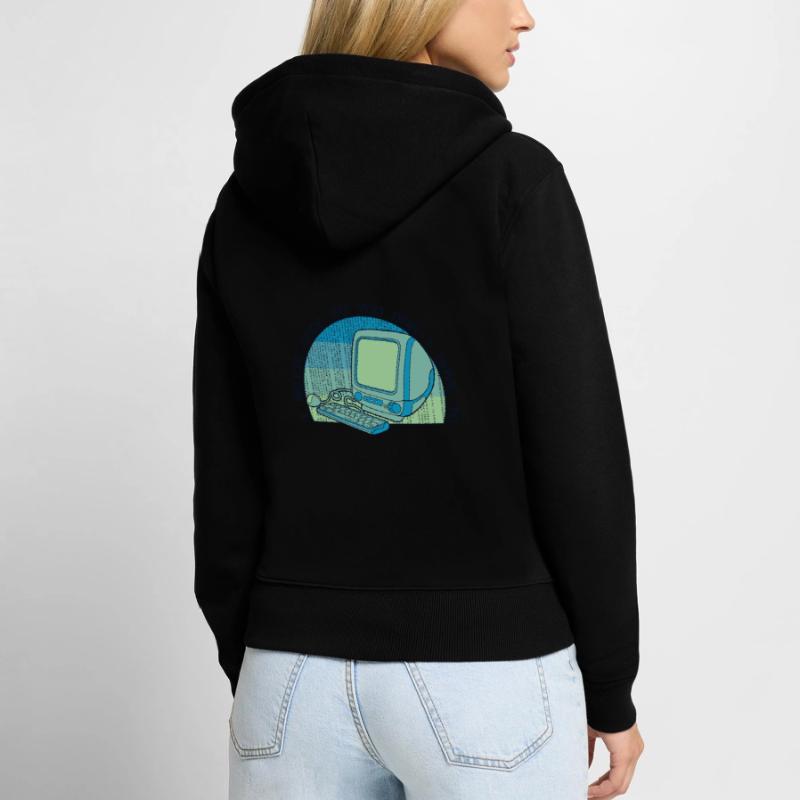 I Write Code So You Don't Have To Developer Frauen Premium Bio Zip Hoodie