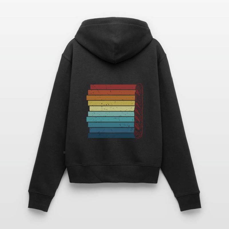 Retro Bread Maker Bread Dough Bread Queen Lover Women's Premium Organic Zip Hoodie