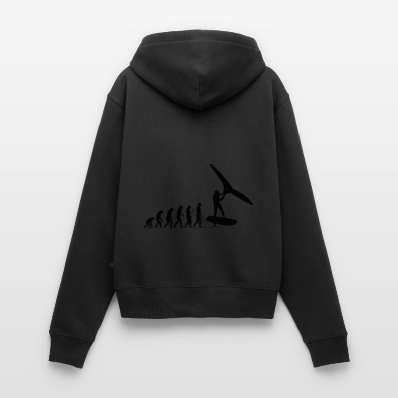 Foilwing Evolution Frauen Premium Bio Zip Hoodie