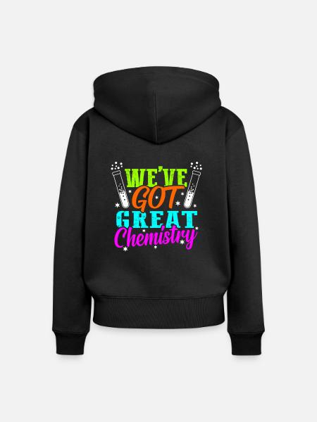 Chemie - Frauen Premium Bio Zip Hoodie - Schwarz
