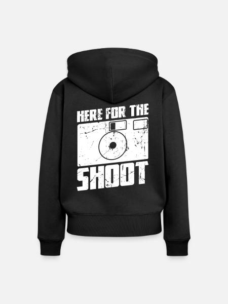 Fotografie Witz - Frauen Premium Bio Zip Hoodie - Schwarz