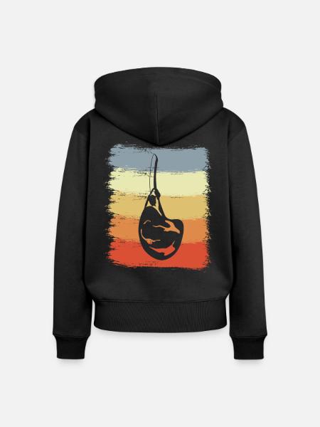 Rippchen - Frauen Premium Bio Zip Hoodie - Schwarz