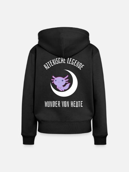Die Wunder von Heute - Frauen Premium Bio Zip Hoodie - Schwarz