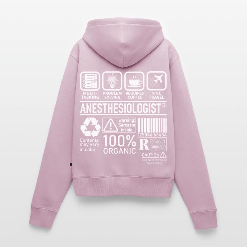 Anesthesiologist multi tasking problem solving Frauen Premium Bio Zip Hoodie