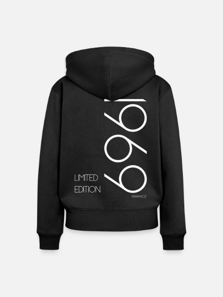 Limited Edition 1969 - Frauen Premium Bio Zip Hoodie - Schwarz