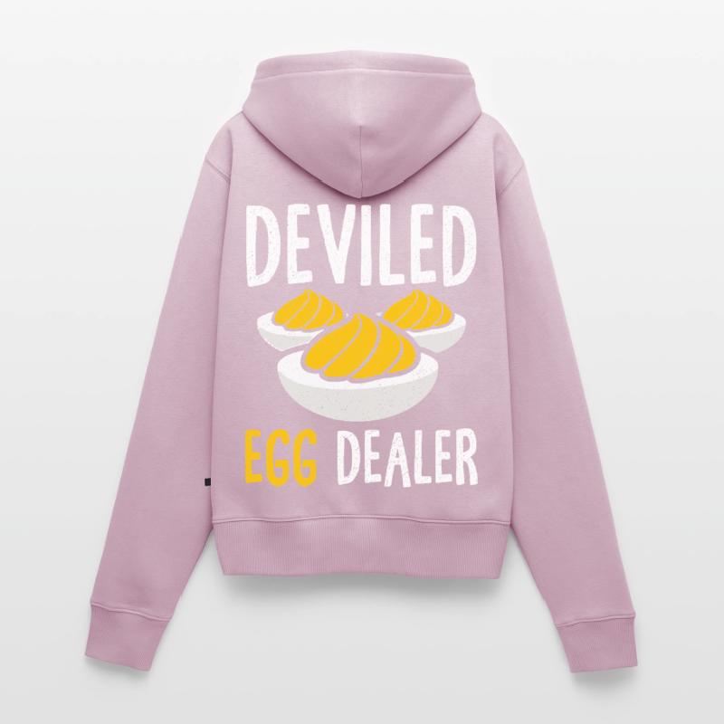 Stuffed Eggs Deviled Eggs Thanskgiving Women's Premium Organic Zip Hoodie