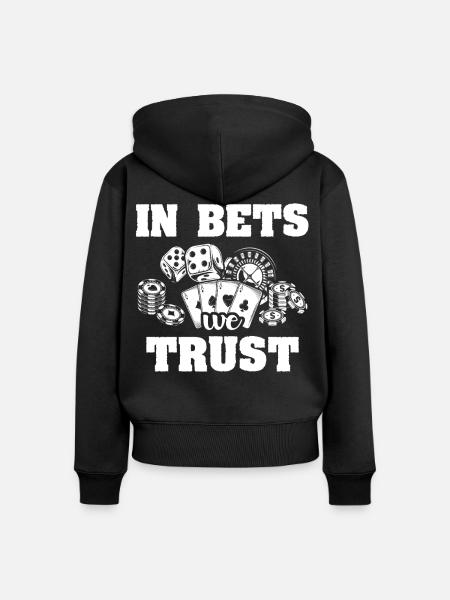 Casino Gambling - Frauen Premium Bio Zip Hoodie - Schwarz