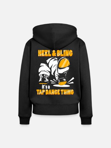 Stepptanz Stepptänzer Stepptänzerin Stepper - Frauen Premium Bio Zip Hoodie - Schwarz