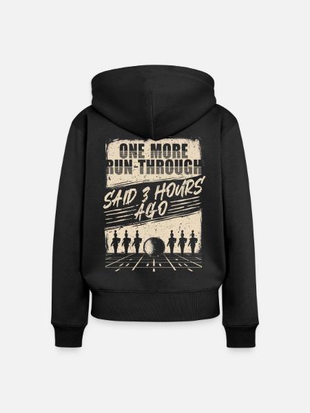 Spielmannszug Blaskapelle - Frauen Premium Bio Zip Hoodie - Schwarz