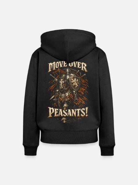 Mittelalterfest Mittelaltermarkt - Frauen Premium Bio Zip Hoodie - Schwarz
