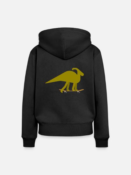 Skatepark - Frauen Premium Bio Zip Hoodie - Schwarz