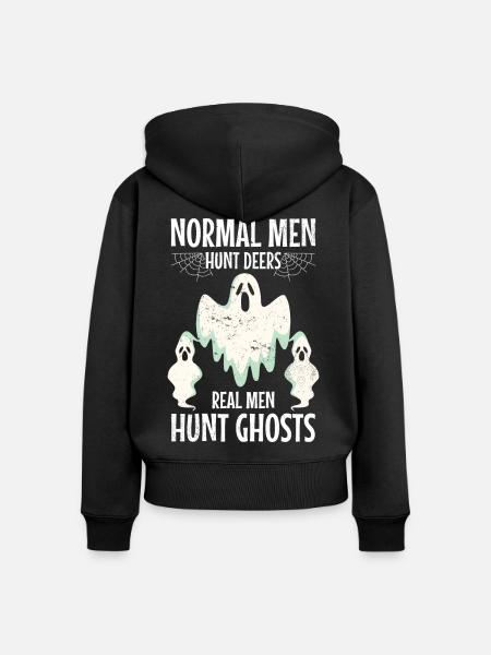 Paranormal - Frauen Premium Bio Zip Hoodie - Schwarz