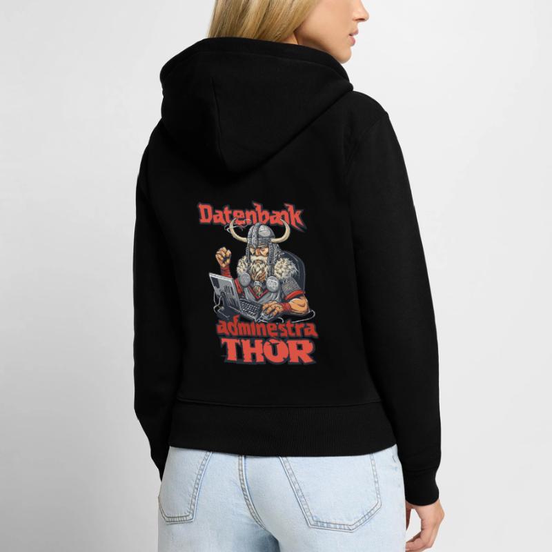 Database Administrator Coding Data Analyst Women's Premium Organic Zip Hoodie