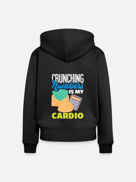 Lustiges Steuerberater Buchhalter Geschenk - Frauen Premium Bio Zip Hoodie - Schwarz